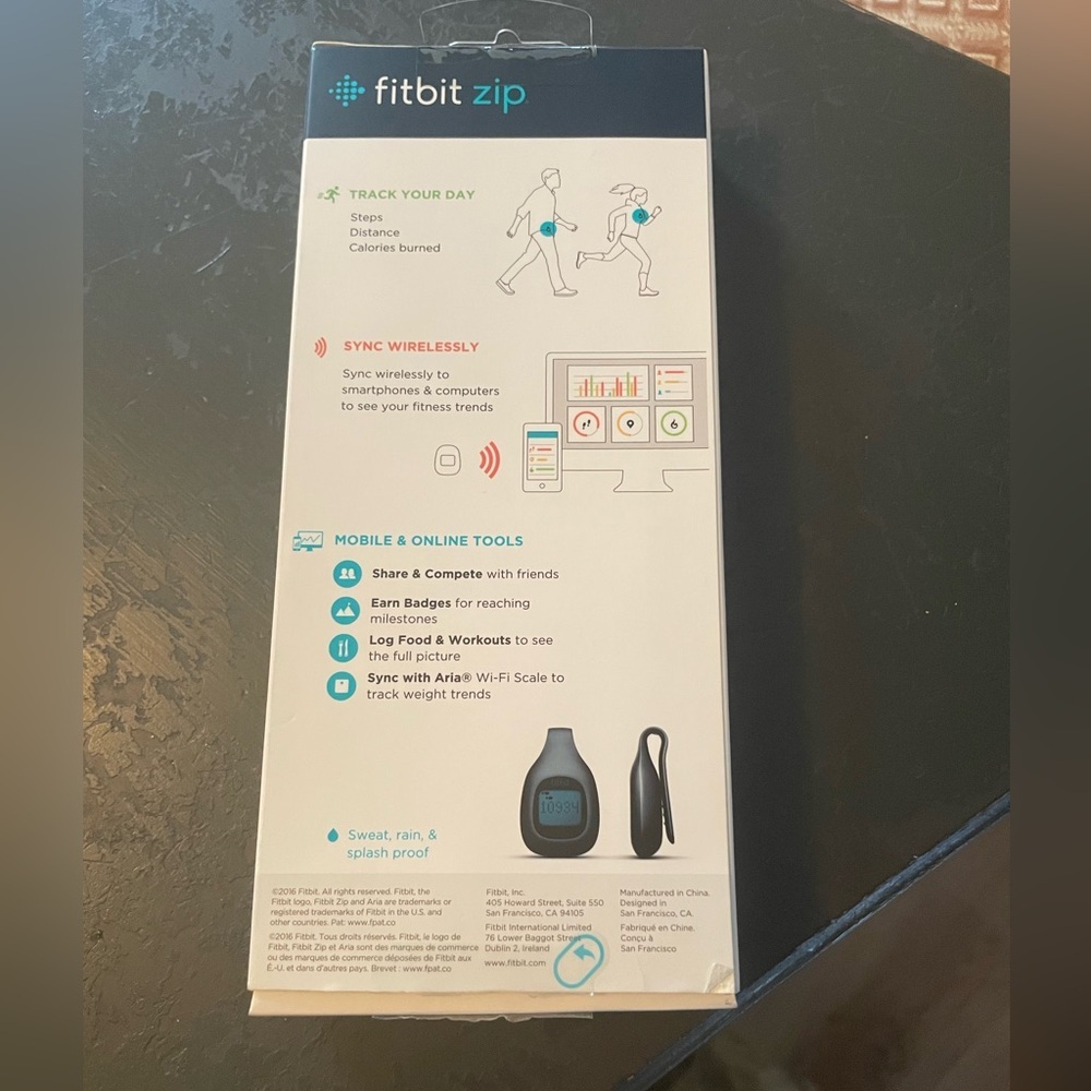 Fitbit Zip Activity Tracker box only - Picture 2 of 3